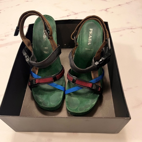 Prada sandals; size 40 - Picture 3 of 5